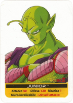 DBZ-PLT-042-JUNIOR-0000 img1 Lamincards da collezione Dragon Ball Z Platino n. 42 - Junior - Muro invalicabile parte della serie DBZ Lamincard, con dettagli visivi e grafici del prodotto.
