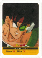 DBZ-PLT-080-BARDAK-0000 img1 Lamincards da collezione Dragon Ball Z Platino n. 80 - Bardak parte della serie DBZ Lamincard, con dettagli visivi e grafici del prodotto.