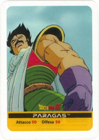 DBZ-PLT-117-PARAGAS-0000 img1 Lamincards da collezione Dragon Ball Z Platino n. 117 - Paragas parte della serie DBZ Lamincard, con dettagli visivi e grafici del prodotto.