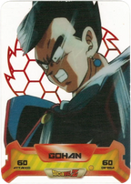 DBZ-NE-S-3D-010 - Gohan - Dragon Ball Z New Edition Super 3D n. 10 Lamincards edibas.
