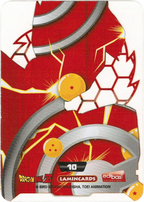 Carta da collezione Dragon Ball Z New Edition Super 3D n. 10 - Gohan Lamincards edibas.

