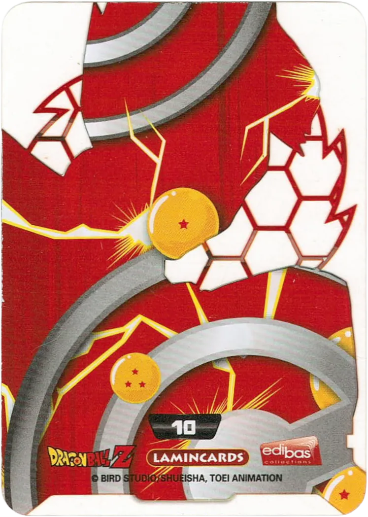 Carta da collezione Dragon Ball Z New Edition Super 3D n. 10 - Gohan Lamincards edibas.
