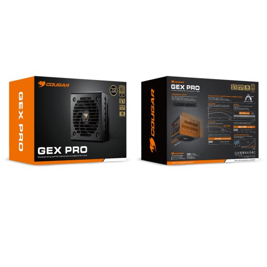 COUGAR ALIM GEX PRO 750 750W 80+ GOLD ATX 3.1 PCIE 5.1 FULL M