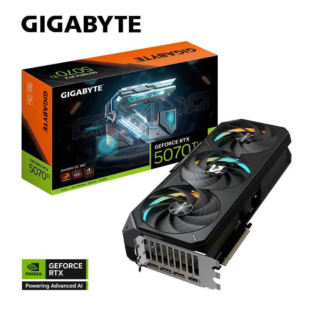 VGA GIGABYTE GEFORCE RTX 5070 TI GAMING OC 16GD 1.0