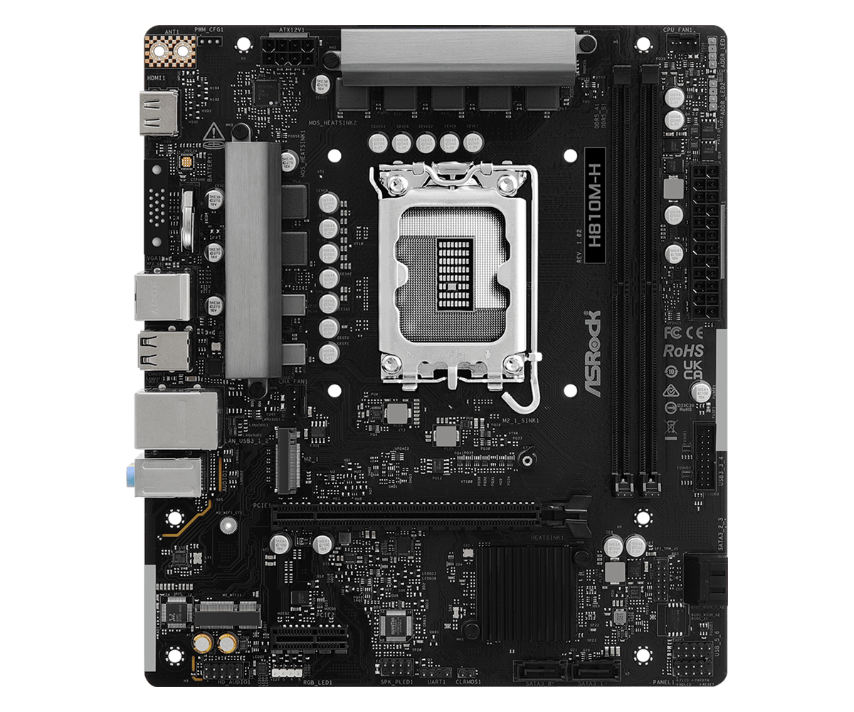 MB ASROCK H810M-H MATX S1851