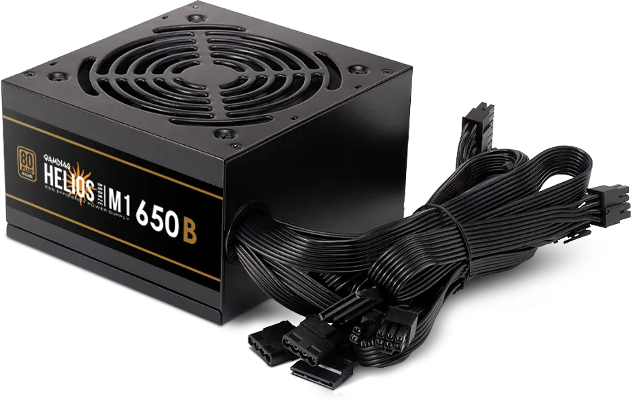 GAMDIAS ALIMENTATORE HELIOS M1-650B 650W 80 PLUS BRONZE