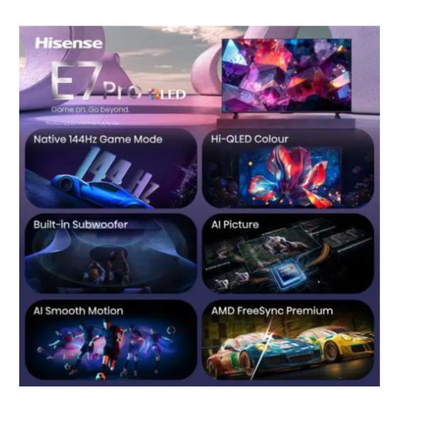 Hisense Tv 100ETS-PRO  QLED 4K ULTRA HD SMART VIDAA REFRESH RATE 144HZ