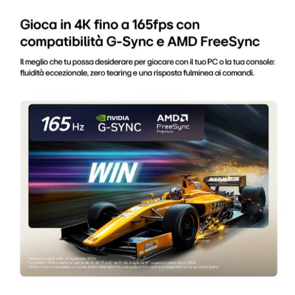 LG - OLED EVO AI G6S 4K ULTRA HD WEBOS26 - BASE CENTRALE