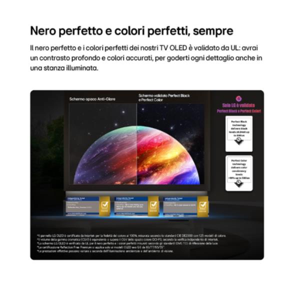 LG - OLED EVO AI G6S 4K ULTRA HD WEBOS26 - BASE CENTRALE