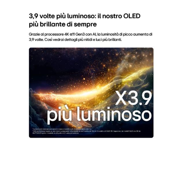 LG - OLED EVO AI G6S 4K ULTRA HD WEBOS26 - BASE CENTRALE