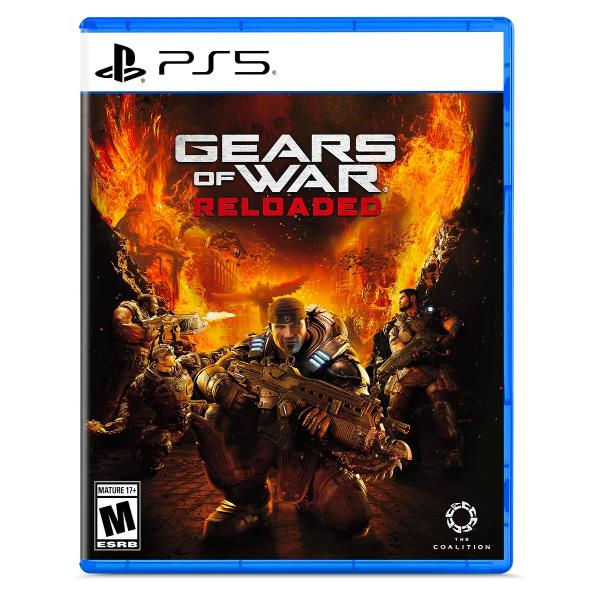 MICROSOFT PS5 GEARS OF WAR: RELOADED, codice EAN: 0196388605651, codice originale del  prodotto EP2-42891. copertina custodia frontale.