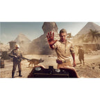 MICROSOFT PS5 INDIANA JONES: L'ANTICO CERCHIO STANDARD EDITION, codice EAN: 0196388560660, codice originale del gioco EP2-35674 . immagine sfinge nelle sfondo.