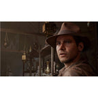 MICROSOFT PS5 INDIANA JONES: L'ANTICO CERCHIO STANDARD EDITION, codice EAN: 0196388560660, codice originale del gioco EP2-35674 .dettaglio grafico del viso in primo piano