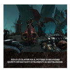 MICROSOFT XBOX DOOM THE DARK AGES STANDARD EDITION, codice EAN: 0196388561100 codice originale del vedeogioco EP2-35718.
Slayer strumenti di distruzione.