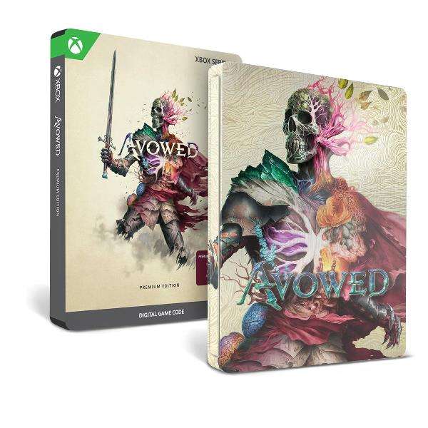 MICROSOFT XBOX X AVOWED SteelBook Premium Edition, codice originale del prodotto ep2-18815, codice EAN: 0196388438273. CUSTIODIA ORIGINALE e stellbook.