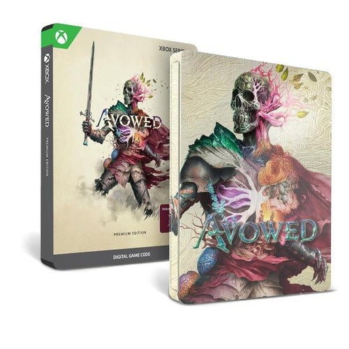 MICROSOFT XBOX X AVOWED SteelBook Premium Edition, codice originale del prodotto ep2-18815, codice EAN: 0196388438273. CUSTIODIA ORIGINALE e stellbook.