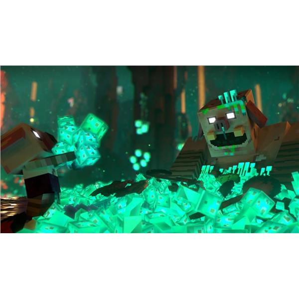 MICROSOFT XBOX X MINECRAFT LEGENDS EDITION DELUXE, codice EAN: 0196388152339, codice originale prodotto XMB-00011.  cubi illuminati