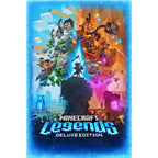 MICROSOFT XBOX X MINECRAFT LEGENDS EDITION DELUXE, codice EAN: 0196388152339, codice originale prodotto XMB-00011.  locandina verticale.