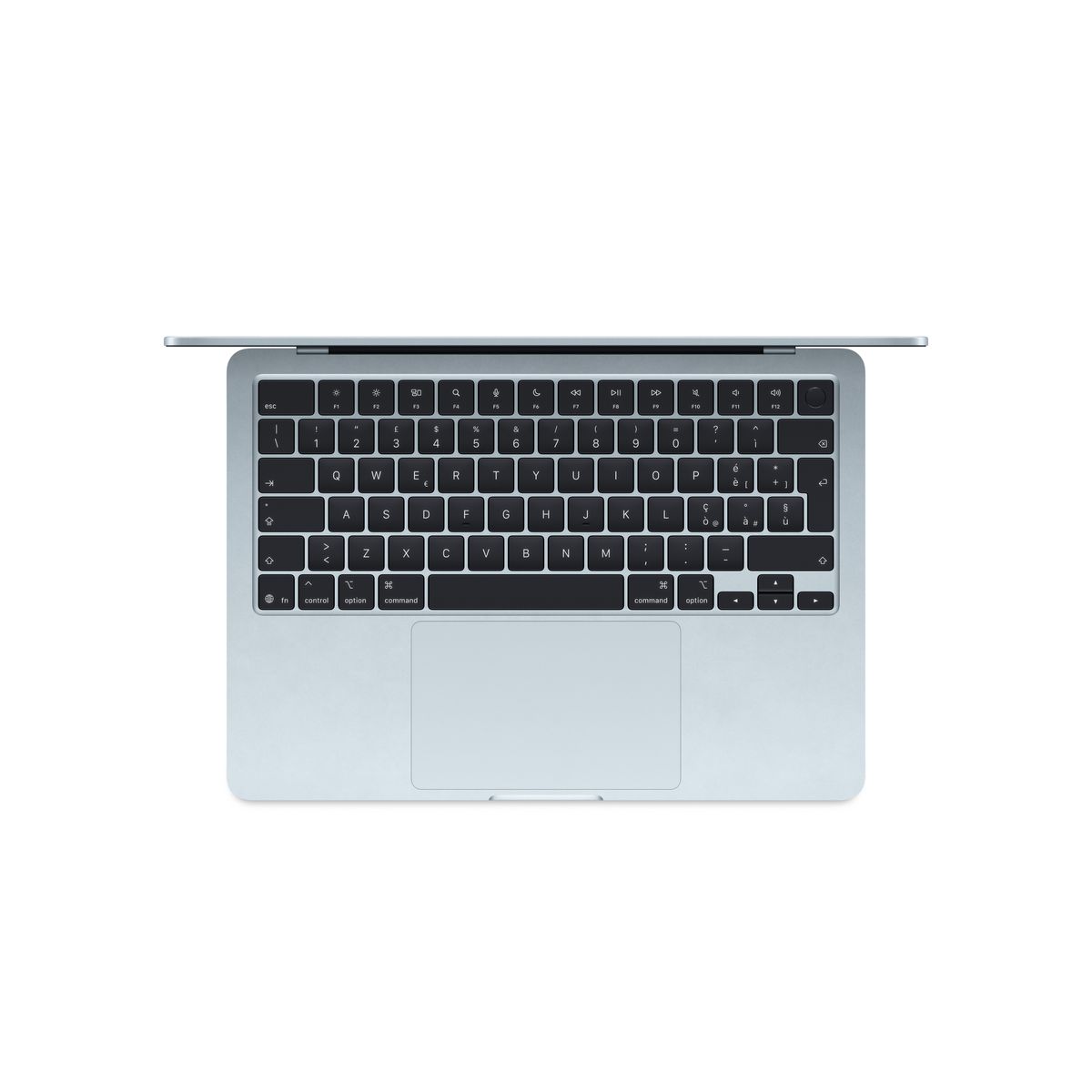 Apple MacBook Air 13” con chip M5, CPU 10‑core e GPU 10‑core, 24GB di memoria unificata e SSD da 1TB, display Liquid Retina da 13", colore Sky Blue. mazzotta.store