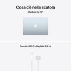 Apple MacBook Air 13” con chip M5, CPU 10‑core e GPU 10‑core, 24GB di memoria unificata e SSD da 1TB, display Liquid Retina da 13", colore Sky Blue. mazzotta.store