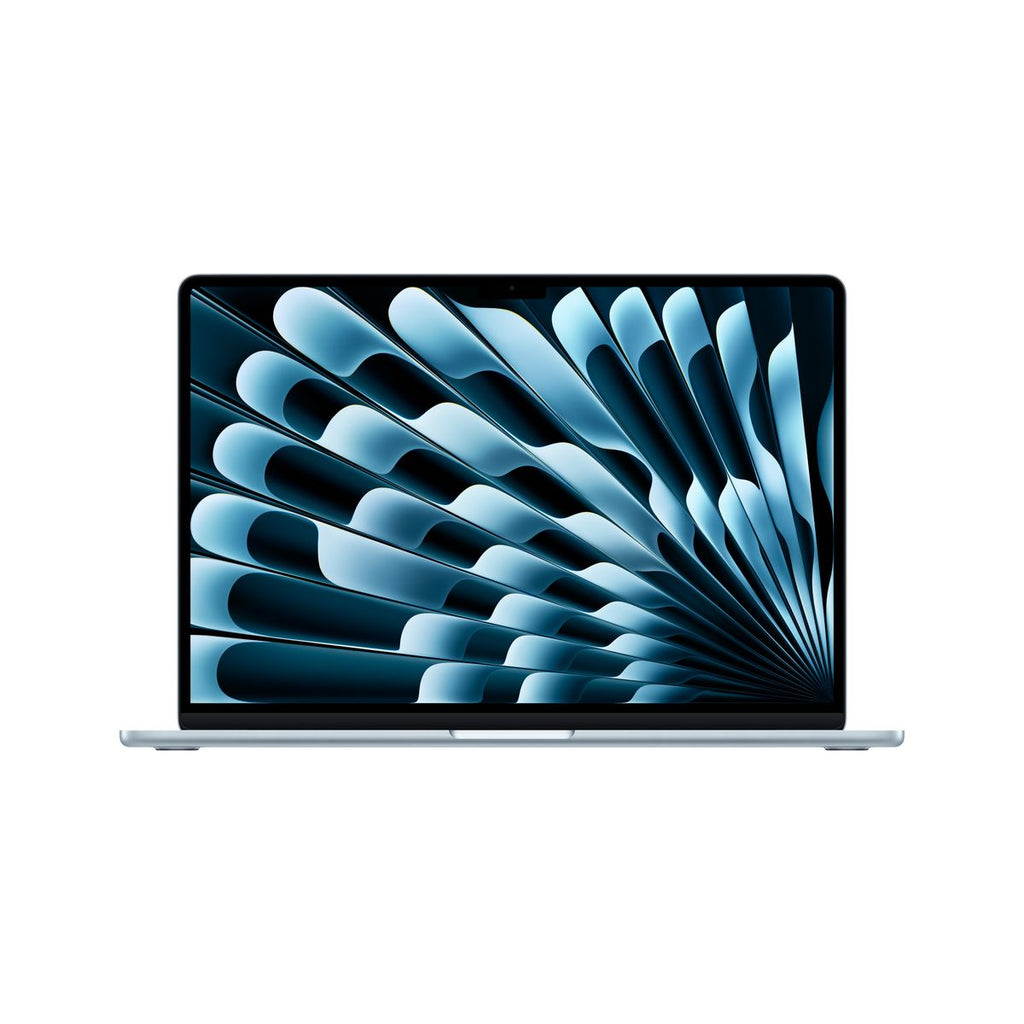 Apple MacBook Air 15” con chip M5, CPU 10‑core e GPU 10‑core, 16GB di memoria unificata e SSD da 1TB, display Liquid Retina da 15", colore Sky Blue. mazzotta.store