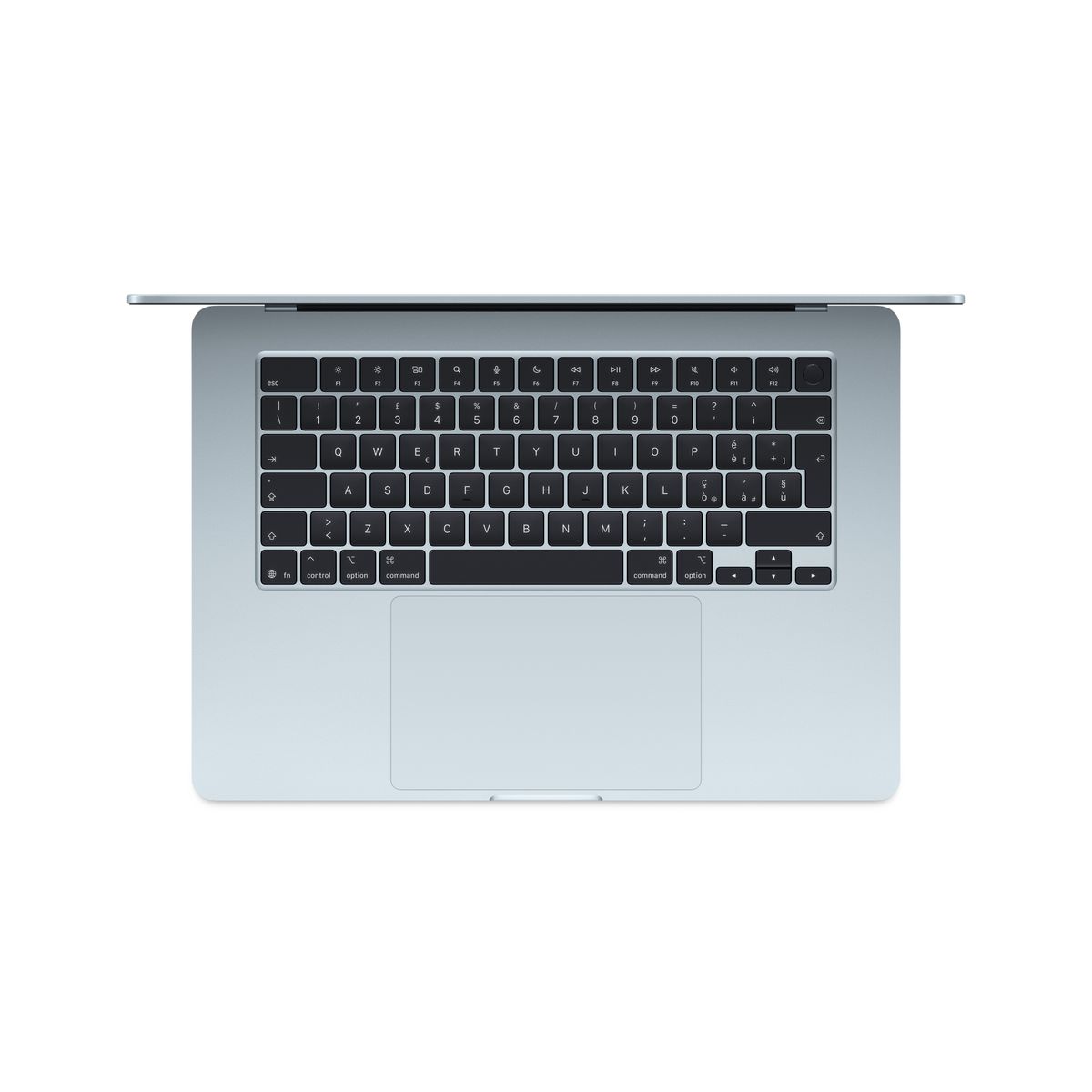 Apple MacBook Air 15” con chip M5, CPU 10‑core e GPU 10‑core, 16GB di memoria unificata e SSD da 512GB, display Liquid Retina da 15", colore Sky Blue. mazzotta.store