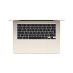 Apple MacBook Air 13” con chip M5, CPU 10‑core e GPU 10‑core, A16GB di memoria unificata e SSD da 512GB, display Liquid Retina da 15", colore Starlight. mazzotta.store