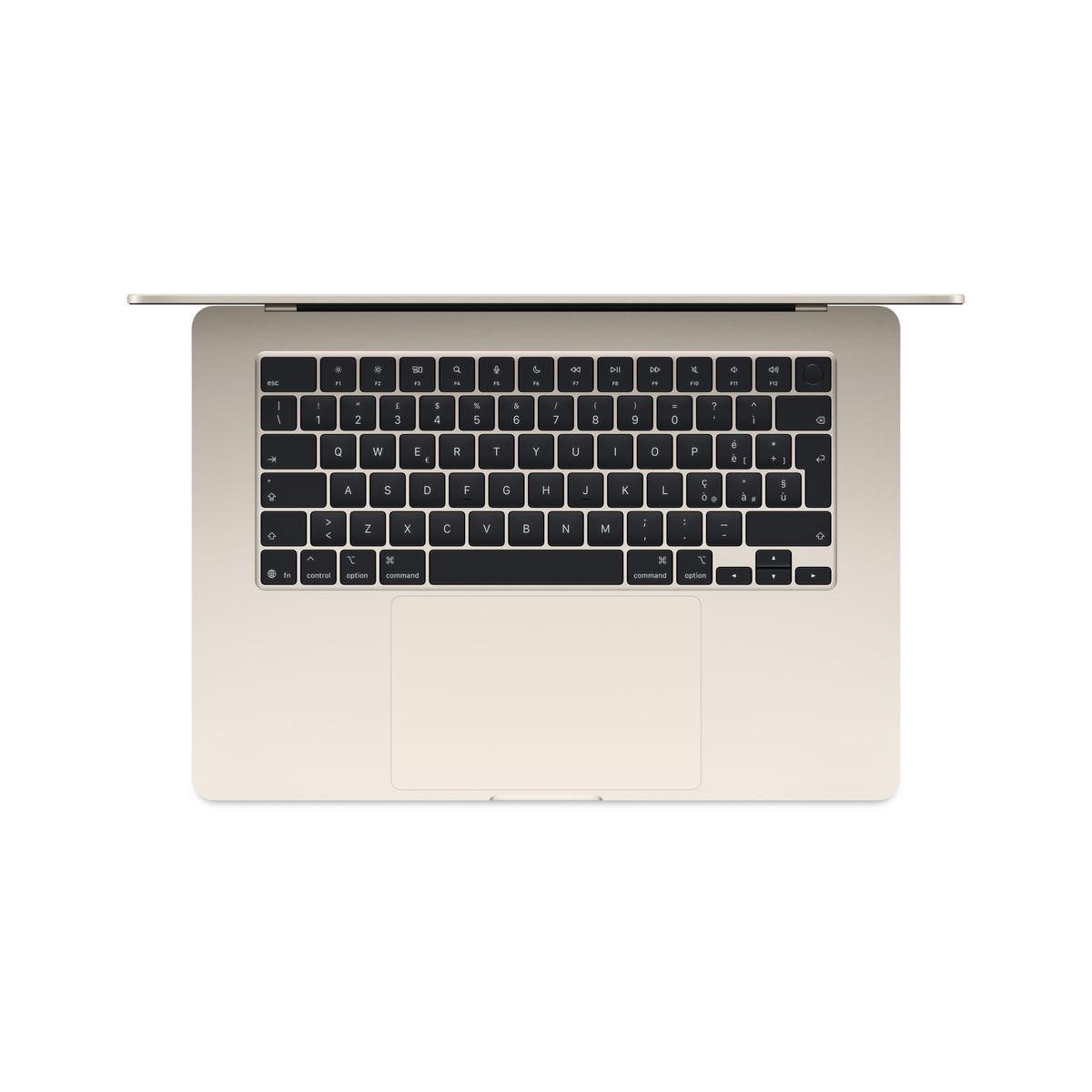 Apple MacBook Air 13” con chip M5, CPU 10‑core e GPU 10‑core, A16GB di memoria unificata e SSD da 512GB, display Liquid Retina da 15", colore Starlight. mazzotta.store