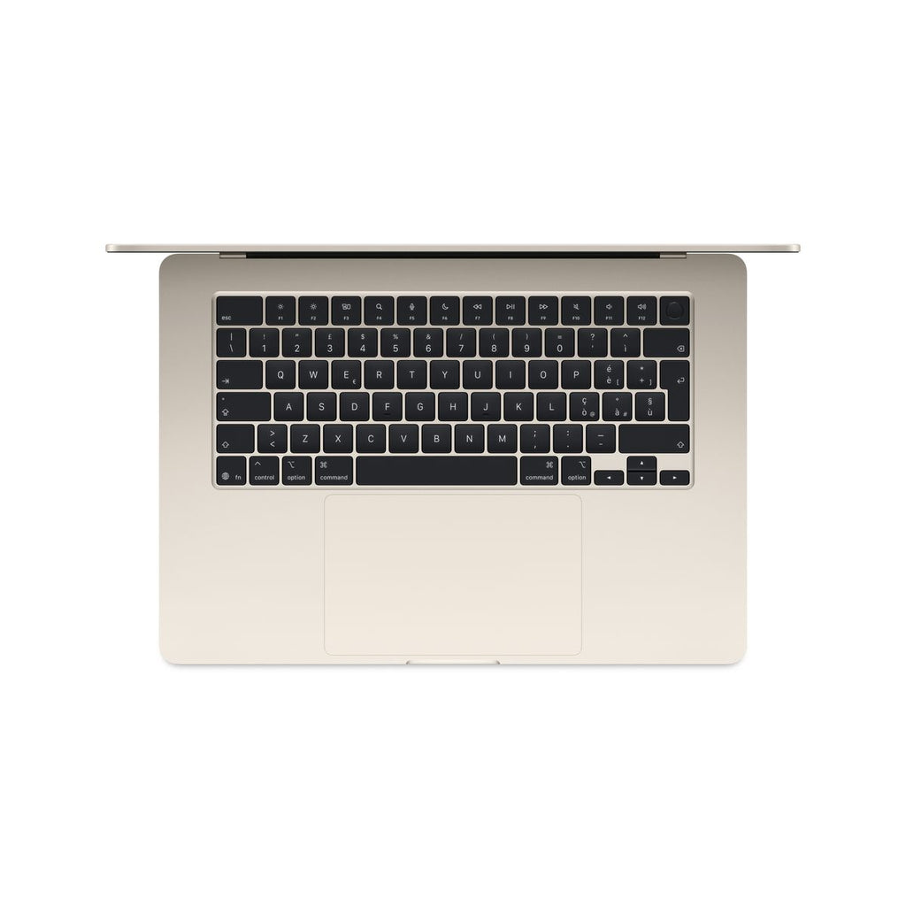 Apple MacBook Air 15” con chip M5, CPU 10‑core e GPU 10‑core, 16GB di memoria unificata e SSD da 1TB, display Liquid Retina da 15", colore Starlight. mazzotta.store