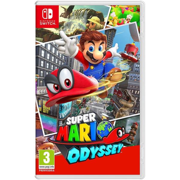 NINTENDO SWITCH - SUPER MARIO ODYSSEY codice EAN: 0045496420901, codice produttore 2521249.copertina custidia frontale.