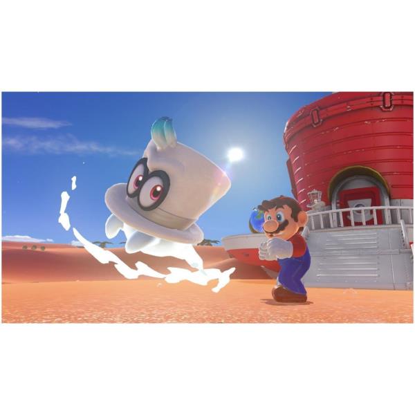 NINTENDO SWITCH - SUPER MARIO ODYSSEY codice EAN: 0045496420901, codice produttore 2521249.  un cappello volante.