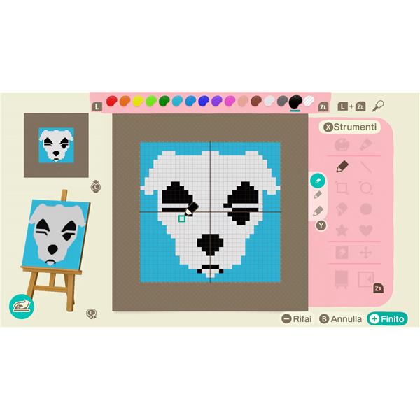 NINTENDO SWITCH 2 ANIMAL CROSSING: NEW HORIZONS coice ean 0045496313746, codice originale del prodotto 10016300., disegno cane
