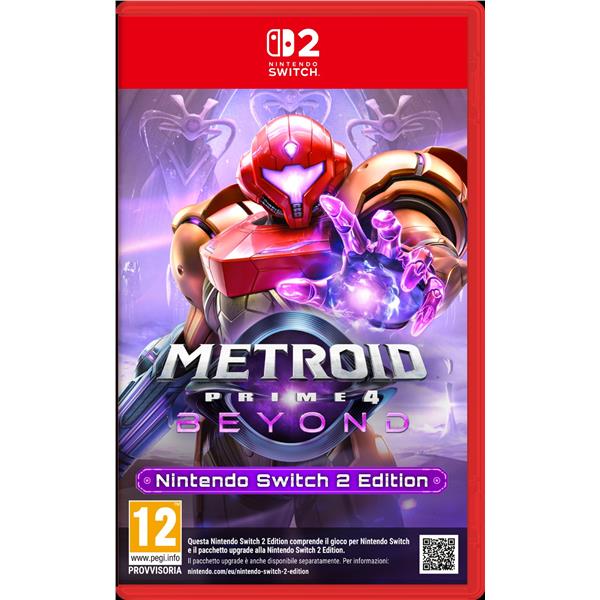 NINTENDO SWITCH 2 METROID PRIME 4 BEYOND EDIZIONE ITALIANA. codice EAN: 0045496313401, codice del produttore 10016296.  dettaglio copertina