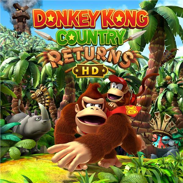 Locandina quadrata del Videogico NINTENDO SWITCH DONKEY KONG COUNTRY RETURNS HD VERSIONE ITALIANA - codice EAN 0045496512736 - codice produttore 10013824.