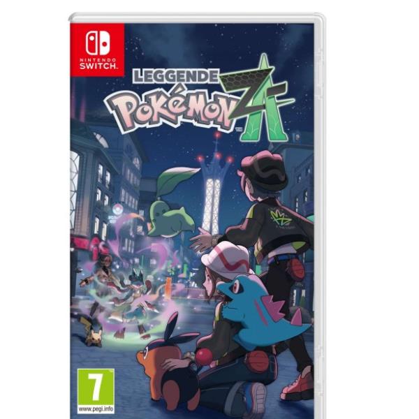 Copertina frontale del Videogioco NINTENDO SWITCH LEGGENDE POKEMON: Z-A EDIZIONE ITALIANA VERSIONE SU SCHEDA - codice EAN 0045496513016 -  codice del produttore 10013827.