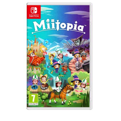 Copertina rontale del Videogioco MIITOPIA per Nintendo Switch - codice EAN 0045496427665 - codice produttore 10007263 .