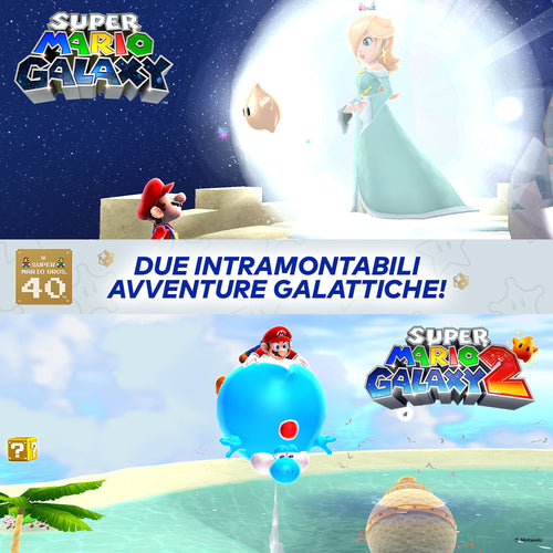 NINTENDO SWITCH SUPER MARIO GALAXY + SUPER MARIO GALAXY 2 VERSIONE ITALIANA