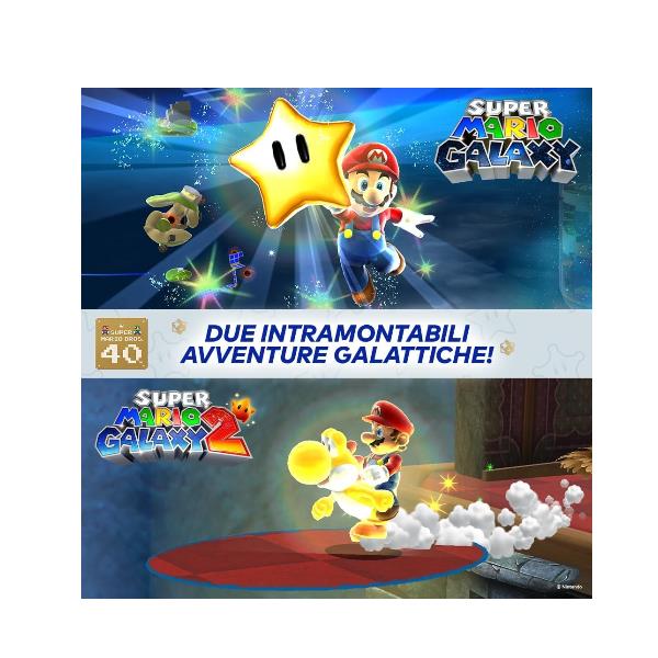 NINTENDO SWITCH SUPER MARIO GALAXY + SUPER MARIO GALAXY 2 VERSIONE ITALIANA