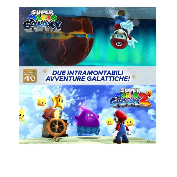 NINTENDO SWITCH SUPER MARIO GALAXY + SUPER MARIO GALAXY 2 VERSIONE ITALIANA