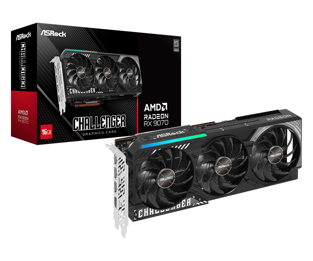 VGA ASROCK RADEON RX 9070 XT CHALLENGER 16GB