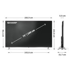 Sharp - 75 UHD 4K Google TV MiniLed QLED