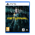 Copertina frontale del videogioco Returnal per PS5: action roguelike esclusivo PlayStation pubblicato da Sony Interactive Entertainment. EAN: 0711719814191, codice produttore 9814191.