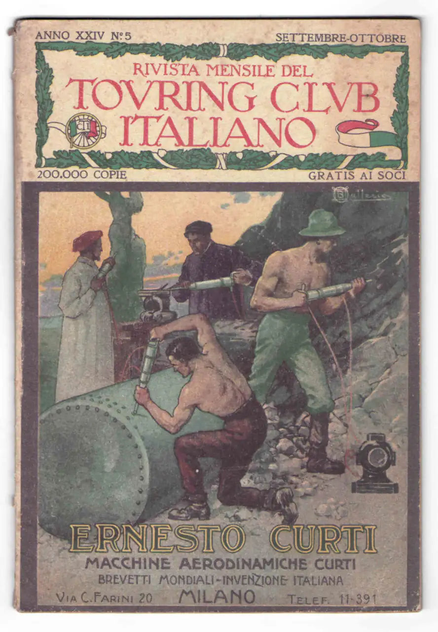 Touring Club Italiano 1918 N. 05 Settembre Ottobre