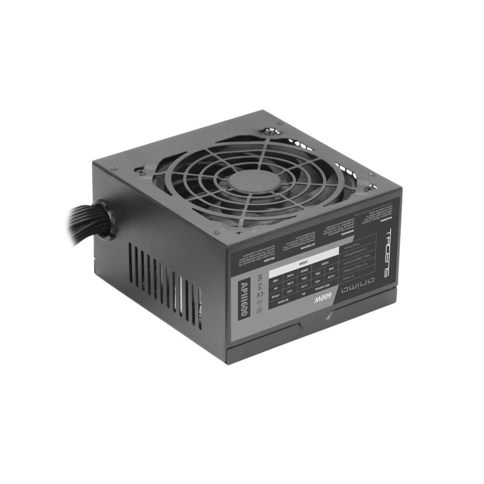 ANIMA ALIM APIII600 BLACK 600W 85% EF F.SAFETY SILENT BCK CABLE NO PIN VGA