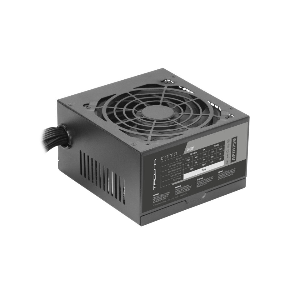 ANIMA ALIMENTATORE APIII750 BLACK 750W 85% EF, SILENT, BLACK CABL