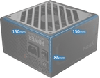 FSP FORTRON ALIM. MEGA-1000GM 1000W F.MOD 80+Gold,ATX 3.1, Gen 5.1