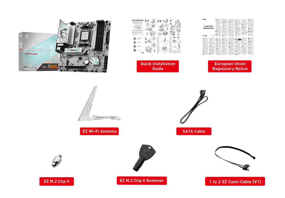 MB MSI B840M GAMING PLUS WIFI 6E AM5