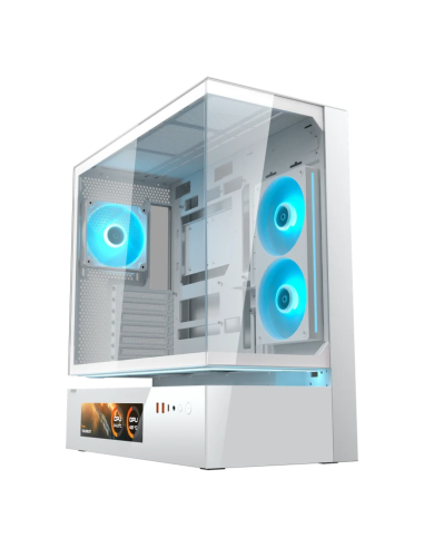 COUGAR CASE M.TOWER CFV235 VISION WH 9.16'' TG 240 REV+120ARGB FAN RGB H.sy-4711649770112
