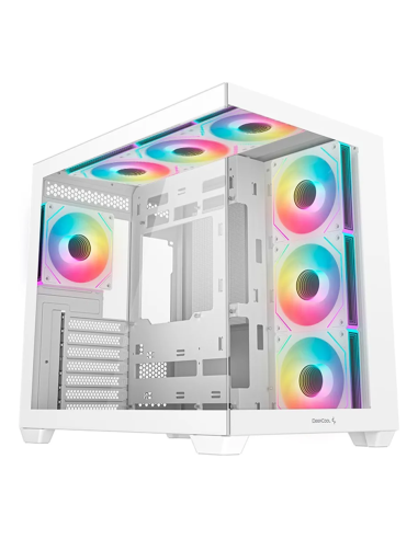 DEEPCOOL CASE MID TOWER CG530 7F BIANCO 7 FAN 120mm 2TG-6933412765561