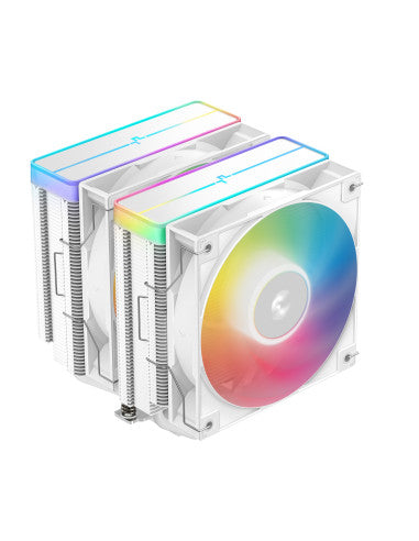DEEPCOOL RAFF. CPU AG620 WH ARGB V2 WHITE 120mm ARGB HYDRO BEARING-6933412729235